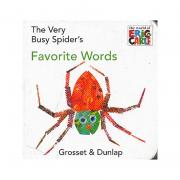 Eric Carle: The Very Busy Spider's Favorite Words 非常忙的蜘蛛最爱单词（卡板书）9780448447032