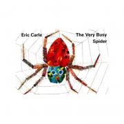 The Very Busy Spider (Board Book) by Eric Carle《非常忙的蜘蛛-卡板书》作者：艾瑞-卡尔